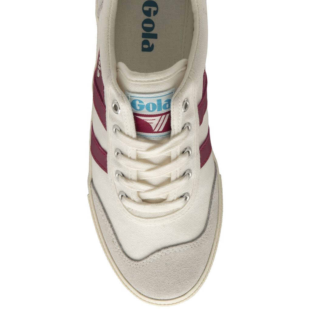 Gola Classics Badminton Sneakers Białe Fuksja Polska | 5963XBMHD