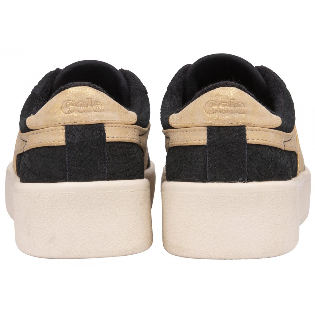 Gola Classics Baseline Mark Cox Mirror Shoes Czarne Złote Polska | 3921QVBMW