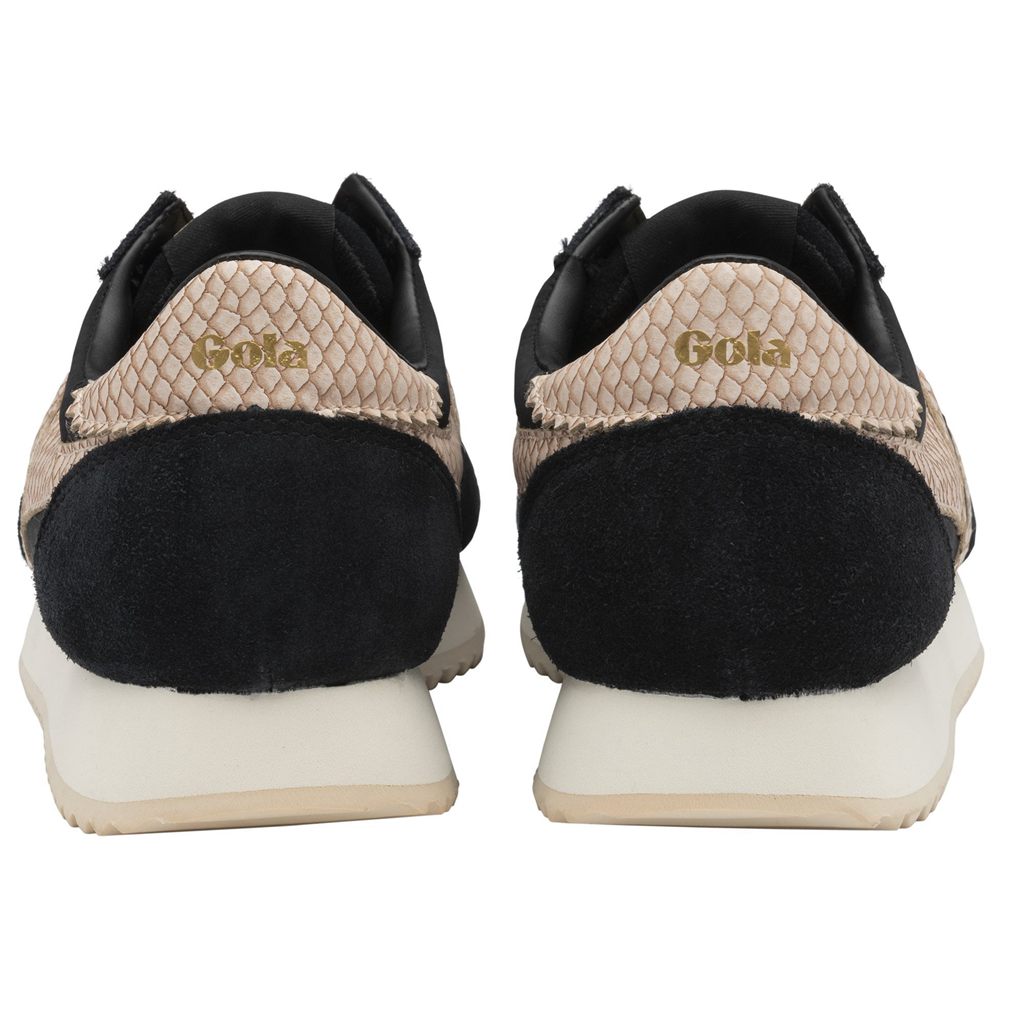 Gola Classics Boston '78 Snake Sneakers Czarne Różowe Polska | 8495BQVUK