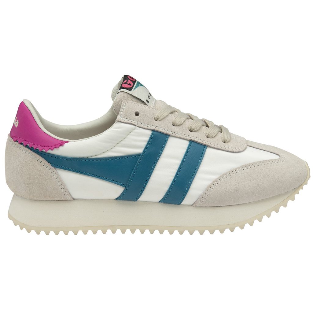 Gola Classics Boston '78 Sneakers Białe Fuksja Polska | 7841YWLCM