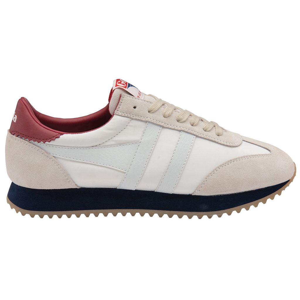 Gola Classics Boston '78 Sneakers Białe Granatowe Jasny Czerwone Polska | 8690IWLSQ