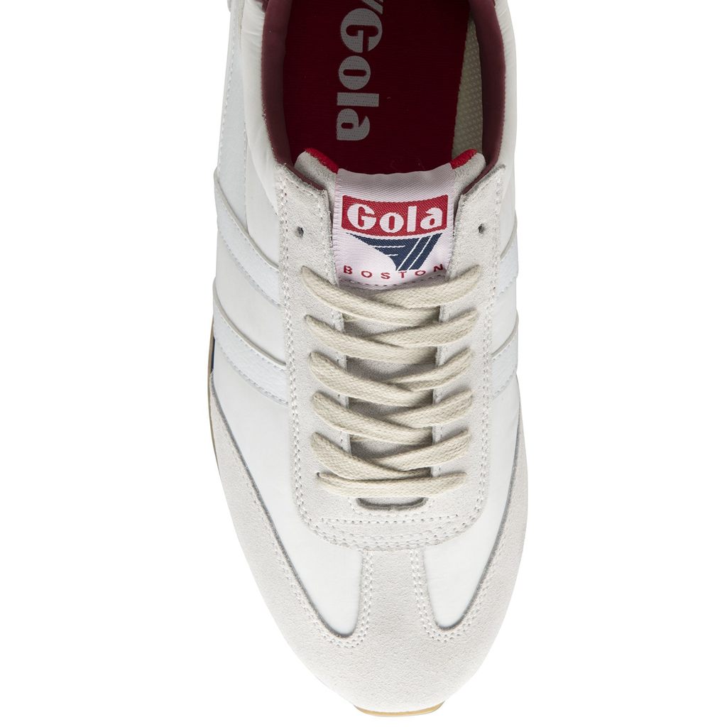Gola Classics Boston '78 Sneakers Białe Granatowe Jasny Czerwone Polska | 8690IWLSQ