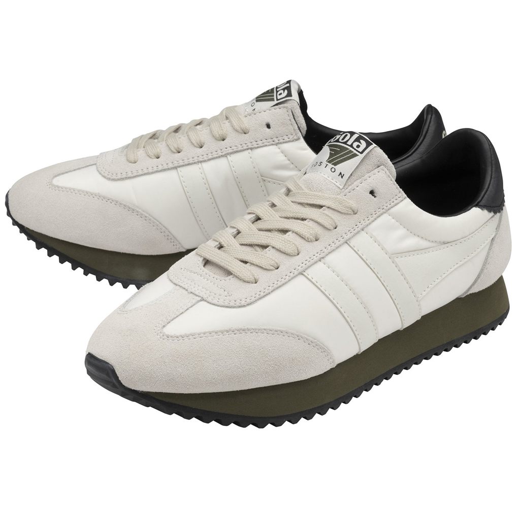 Gola Classics Boston '78 Sneakers Białe Khaki Czarne Polska | 9601EPSQC