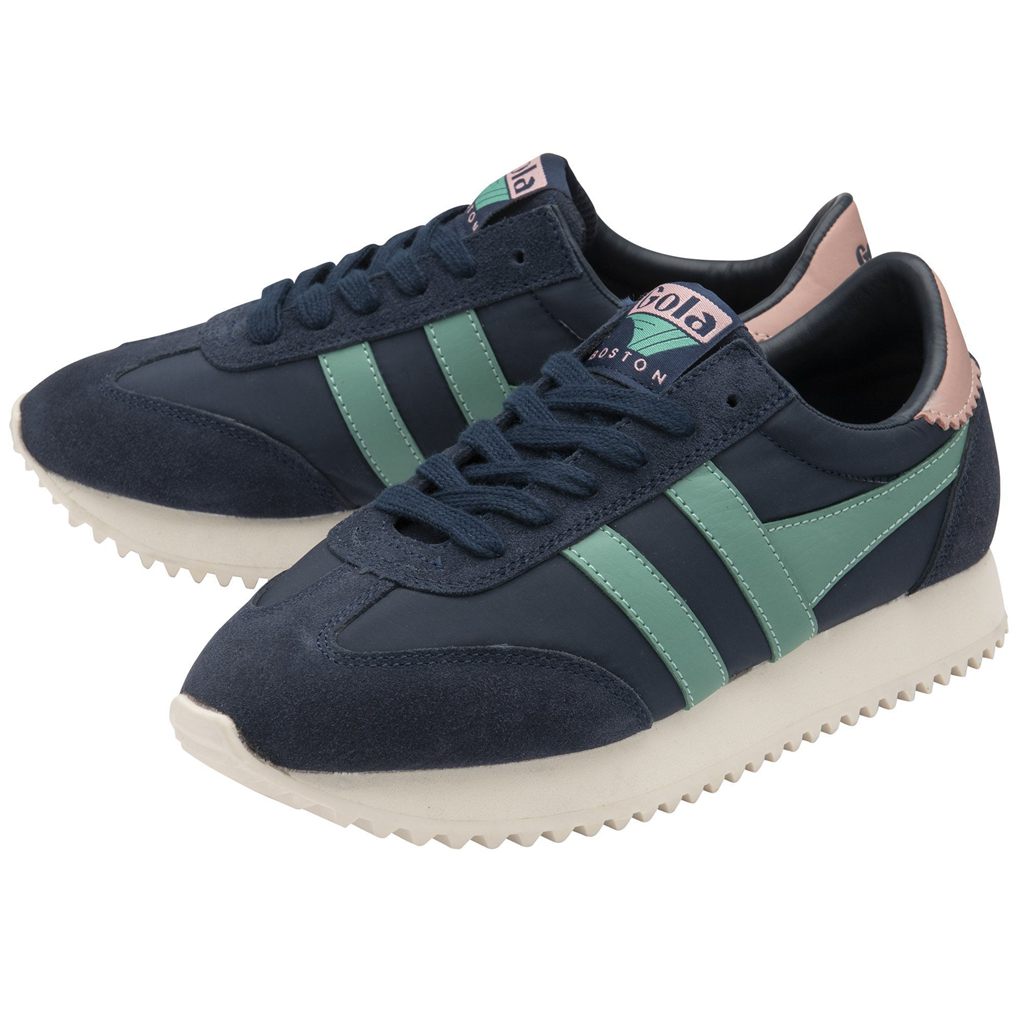 Gola Classics Boston '78 Sneakers Granatowe Zielone Koralowe Różowe Polska | 3910ICWBM