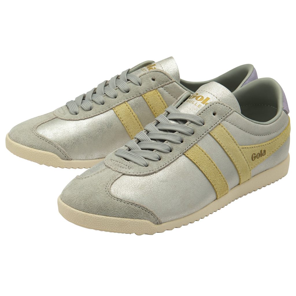Gola Classics Bullet Blaze Sneakers Srebrne Cytrynowy Lawenda Polska | 1385MUNPO