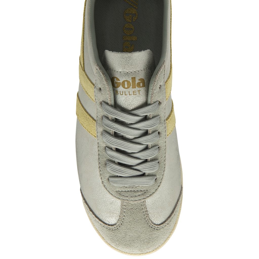 Gola Classics Bullet Blaze Sneakers Srebrne Cytrynowy Lawenda Polska | 1385MUNPO