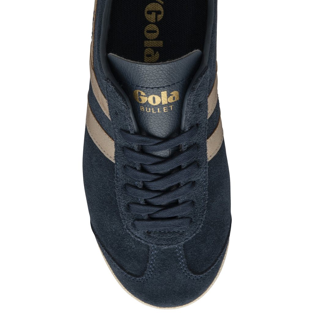 Gola Classics Bullet Flame Sneakers Granatowe Różowe Złote Polska | 7540HJQWK