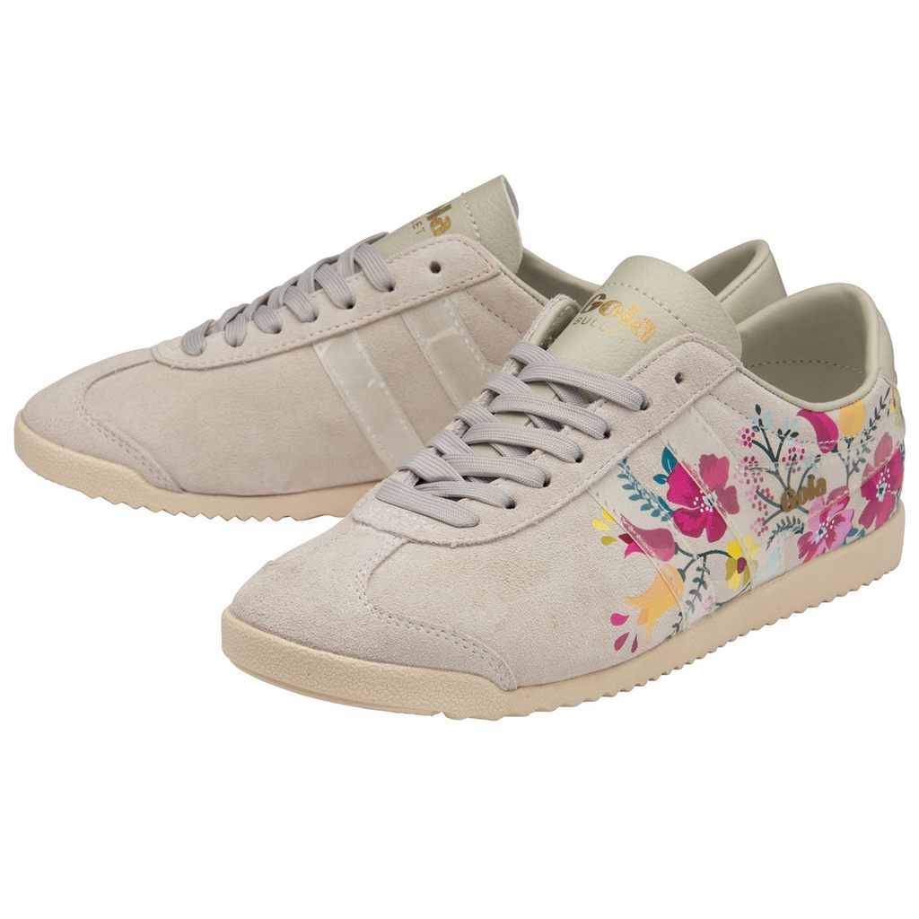Gola Classics Bullet Floral Sneakers Białe Polska | 1457VFZXI