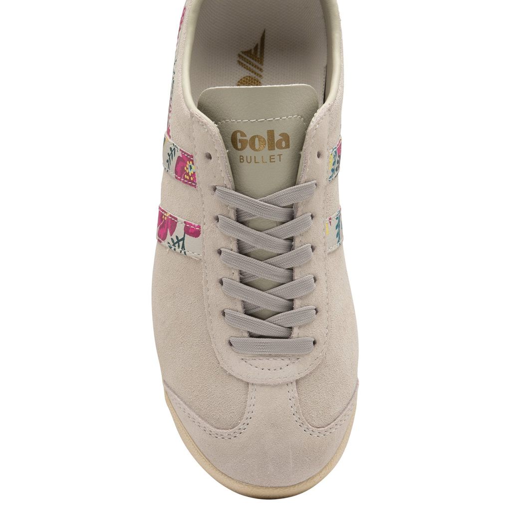 Gola Classics Bullet Floral Sneakers Białe Polska | 1506KWQSO