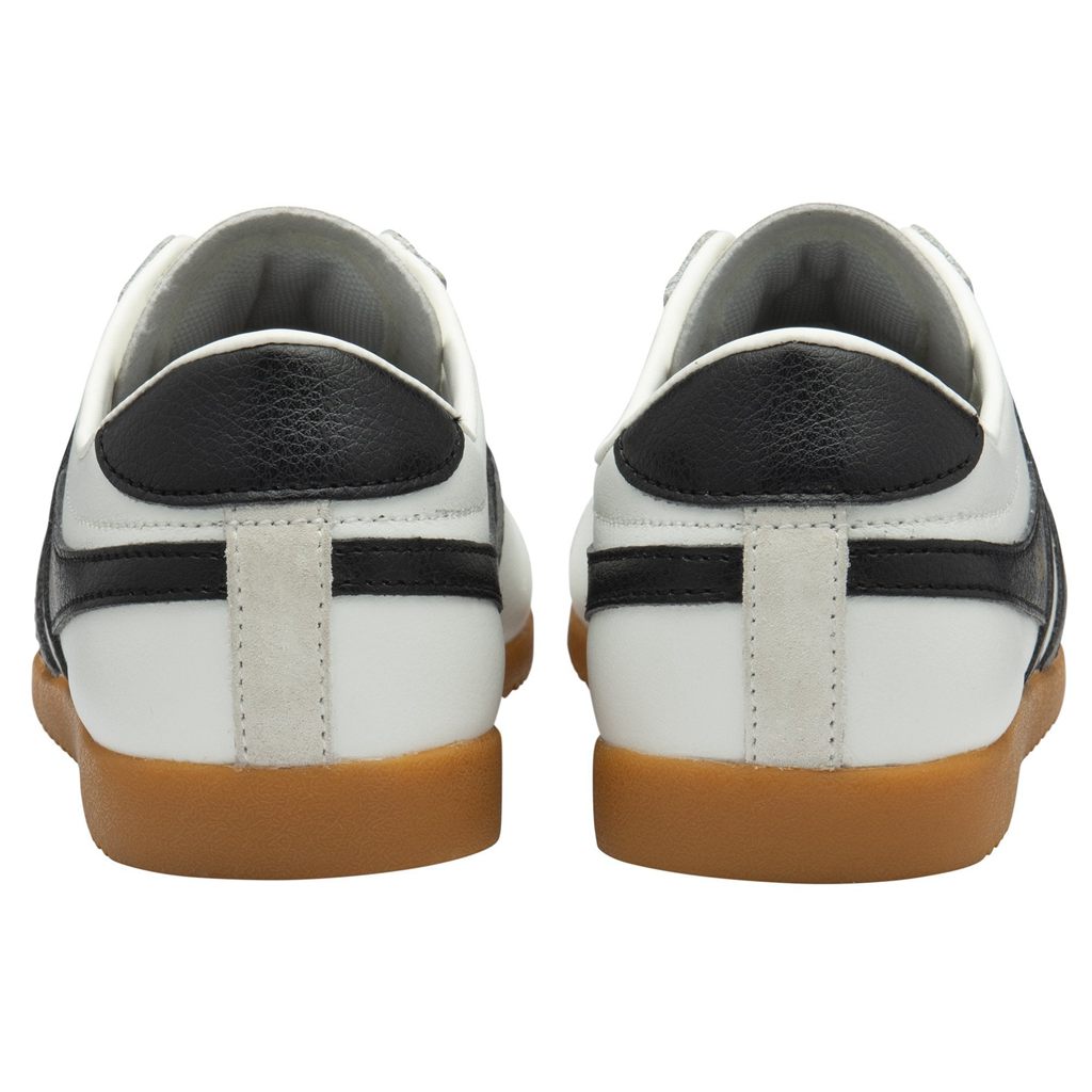 Gola Classics Bullet Leather Sneakers Białe Czarne Polska | 3578YSZXF