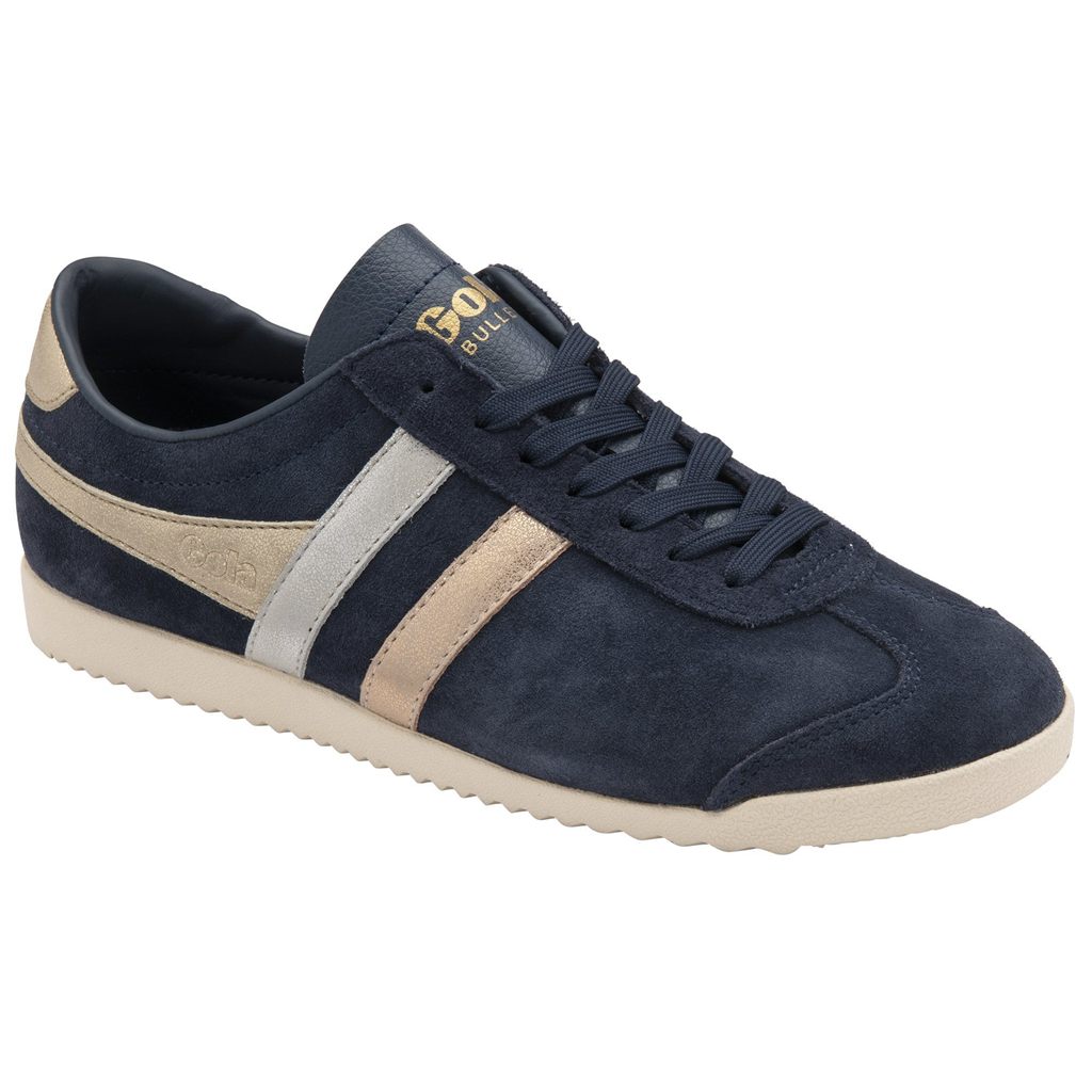 Gola Classics Bullet Mirror Trident Sneakers Granatowe Srebrne Złote Polska | 3425CHGJI