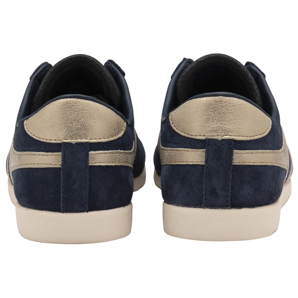 Gola Classics Bullet Mirror Trident Sneakers Granatowe Srebrne Złote Polska | 3425CHGJI