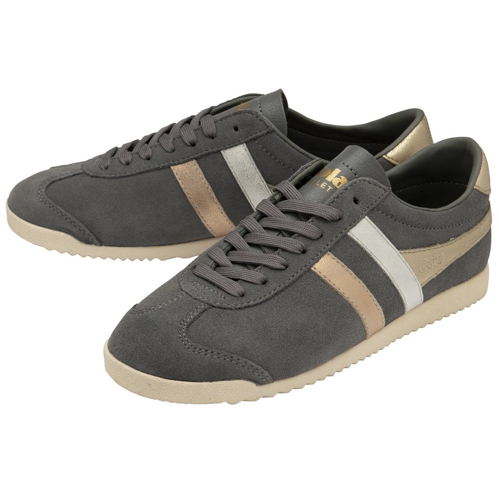 Gola Classics Bullet Mirror Trident Sneakers Srebrne Złote Polska | 1625SNMUG