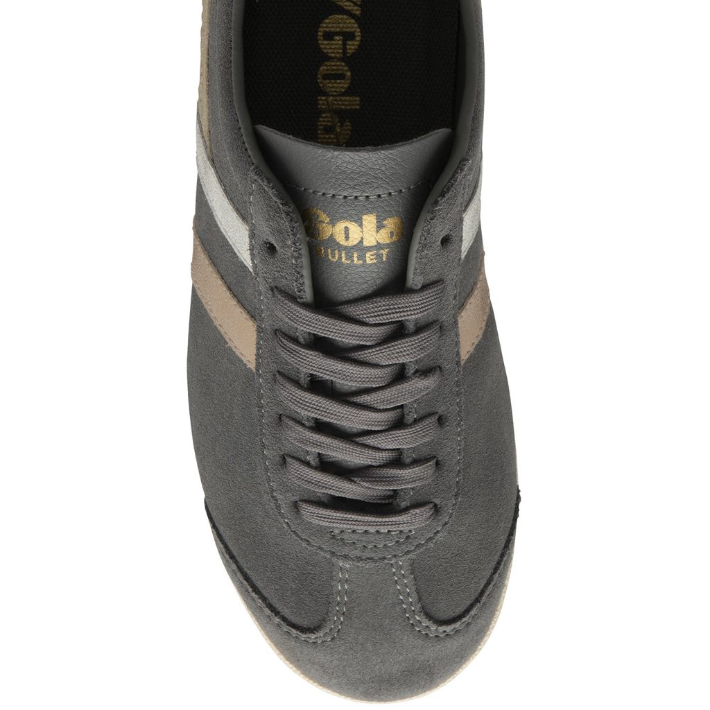Gola Classics Bullet Mirror Trident Sneakers Srebrne Złote Polska | 1625SNMUG