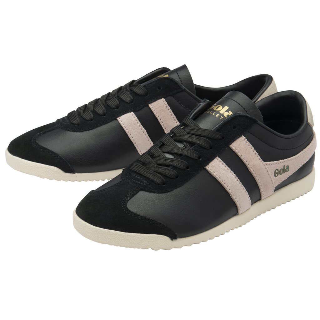 Gola Classics Bullet Pure Sneakers Czarne Różowe Szare Polska | 5972JYWTM