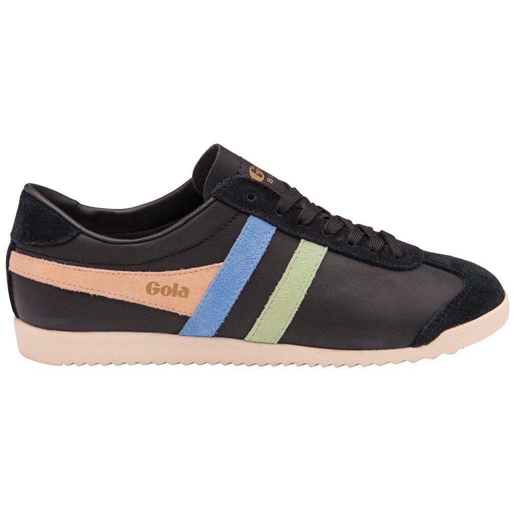 Gola Classics Bullet Trident Sneakers Czarne Zielone Niebieskie Polska | 1873KJFCS