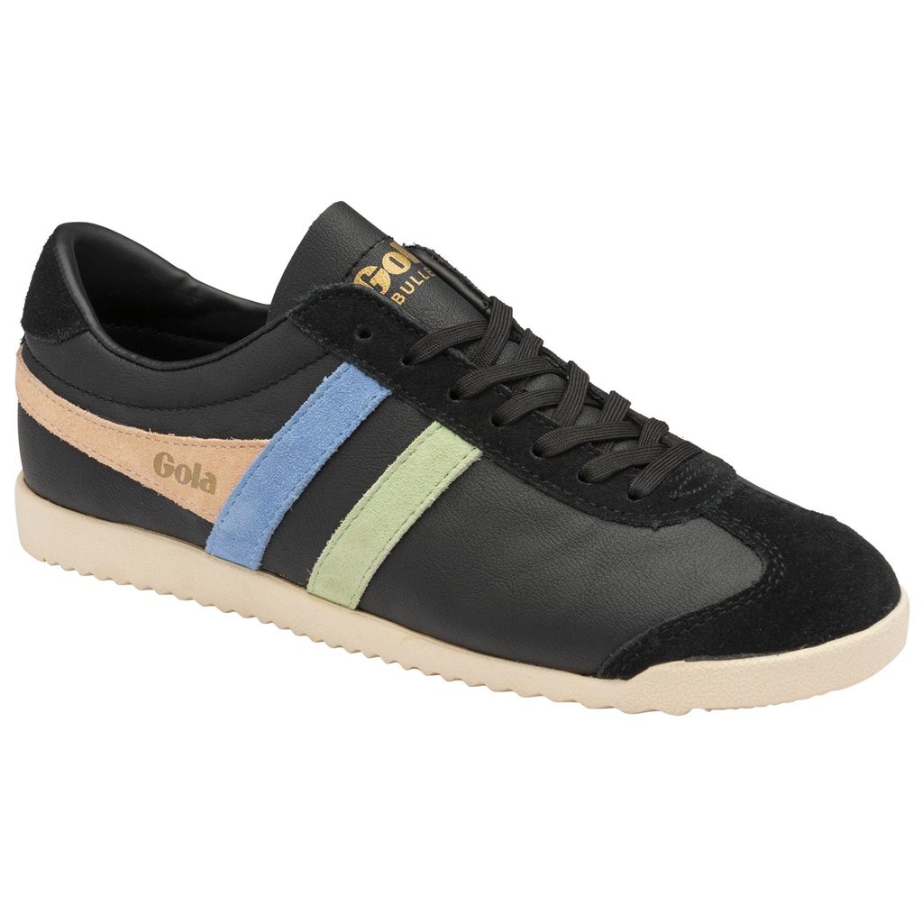 Gola Classics Bullet Trident Sneakers Czarne Zielone Niebieskie Polska | 1873KJFCS