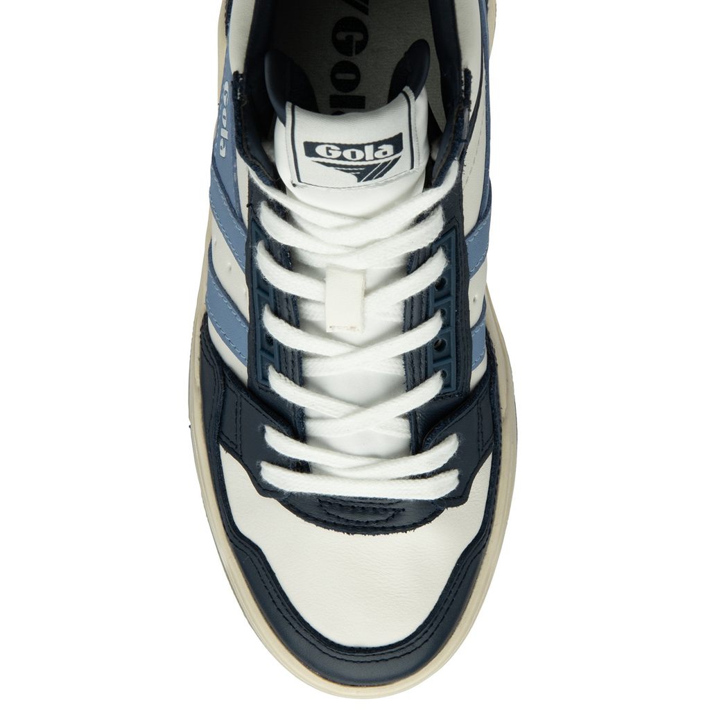 Gola Classics Challenge High Sneakers Białe Granatowe Niebieskie Polska | 4869SGVBF