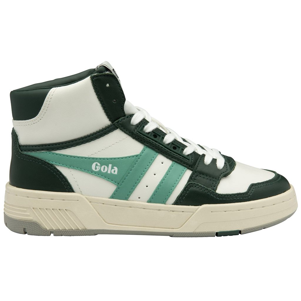 Gola Classics Challenge High Sneakers Białe Zielone Polska | 9458IMYOD