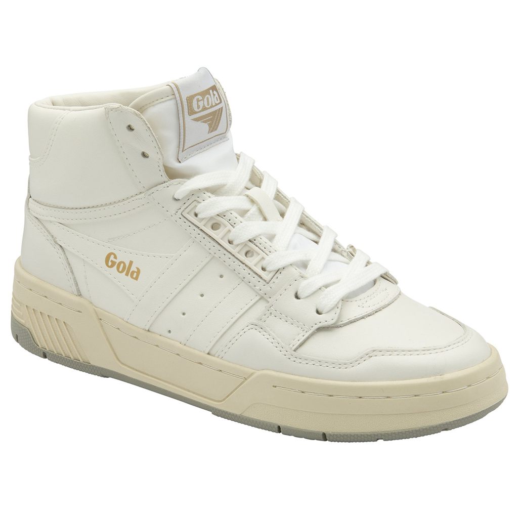 Gola Classics Challenge High Sneakers Białe Białe Polska | 3189XCQML