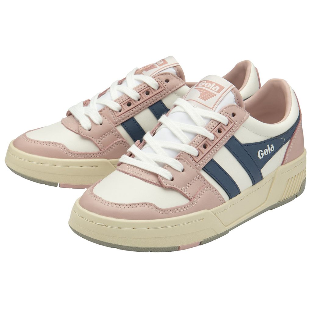 Gola Classics Challenge Sneakers Białe Różowe Polska | 1026UDVIJ