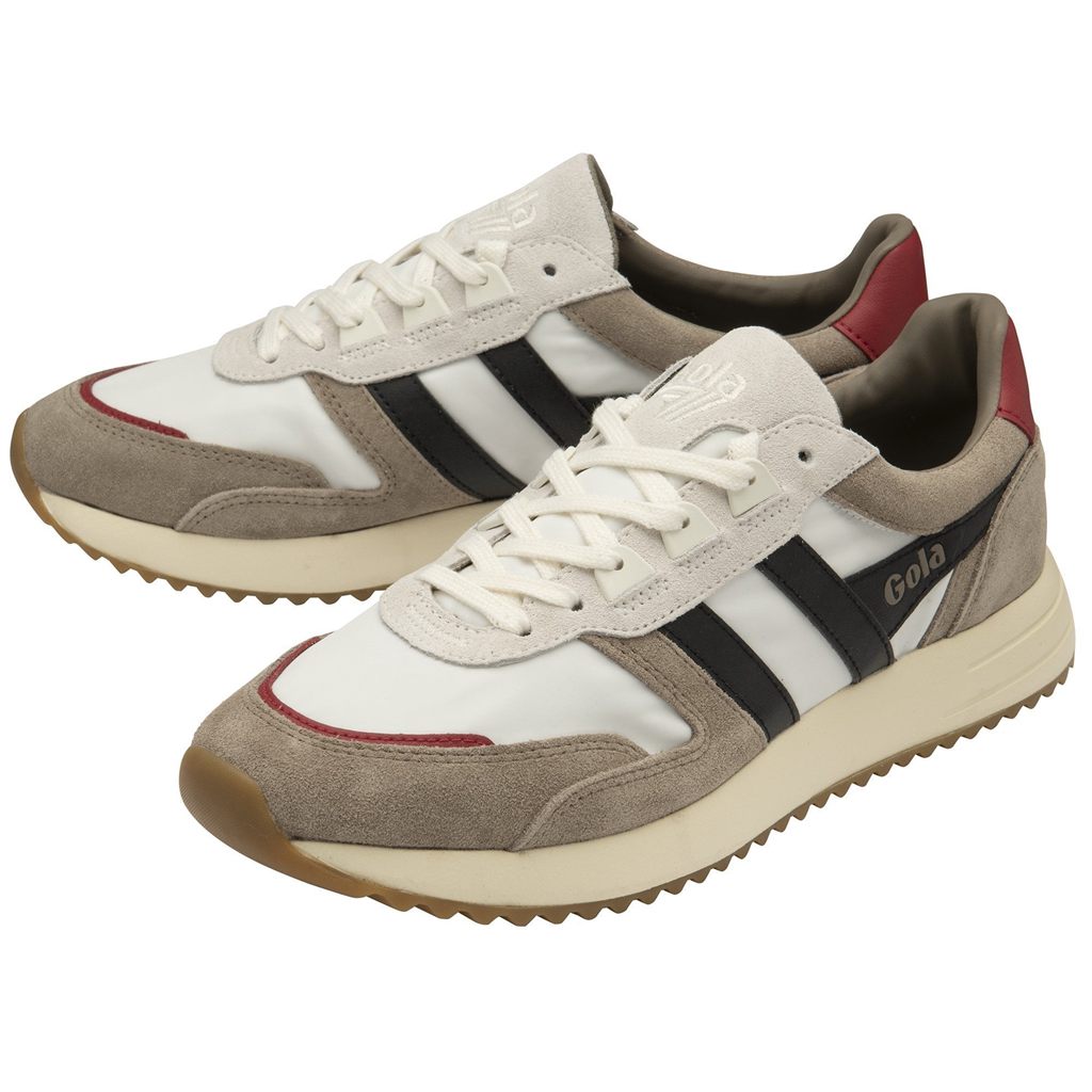 Gola Classics Chicago Sneakers Białe Czarne Polska | 8241UIMES