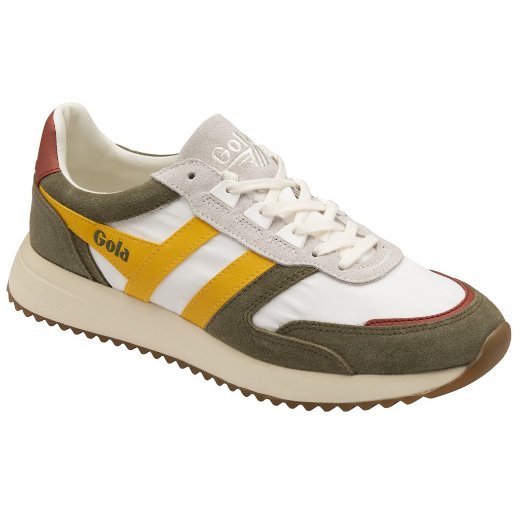 Gola Classics Chicago Sneakers Białe Khaki Polska | 3495SCVPE