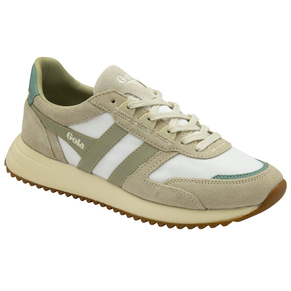 Gola Classics Chicago Sneakers Białe Szare Polska | 6309KRPDJ