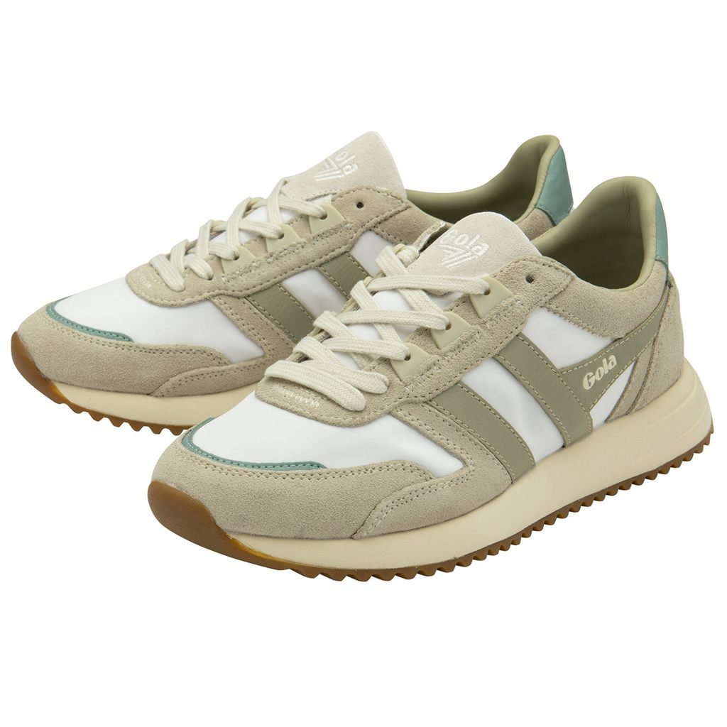 Gola Classics Chicago Sneakers Białe Szare Polska | 6309KRPDJ