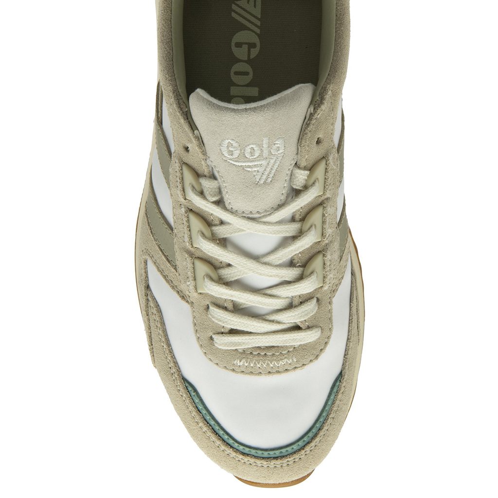 Gola Classics Chicago Sneakers Białe Szare Polska | 6309KRPDJ