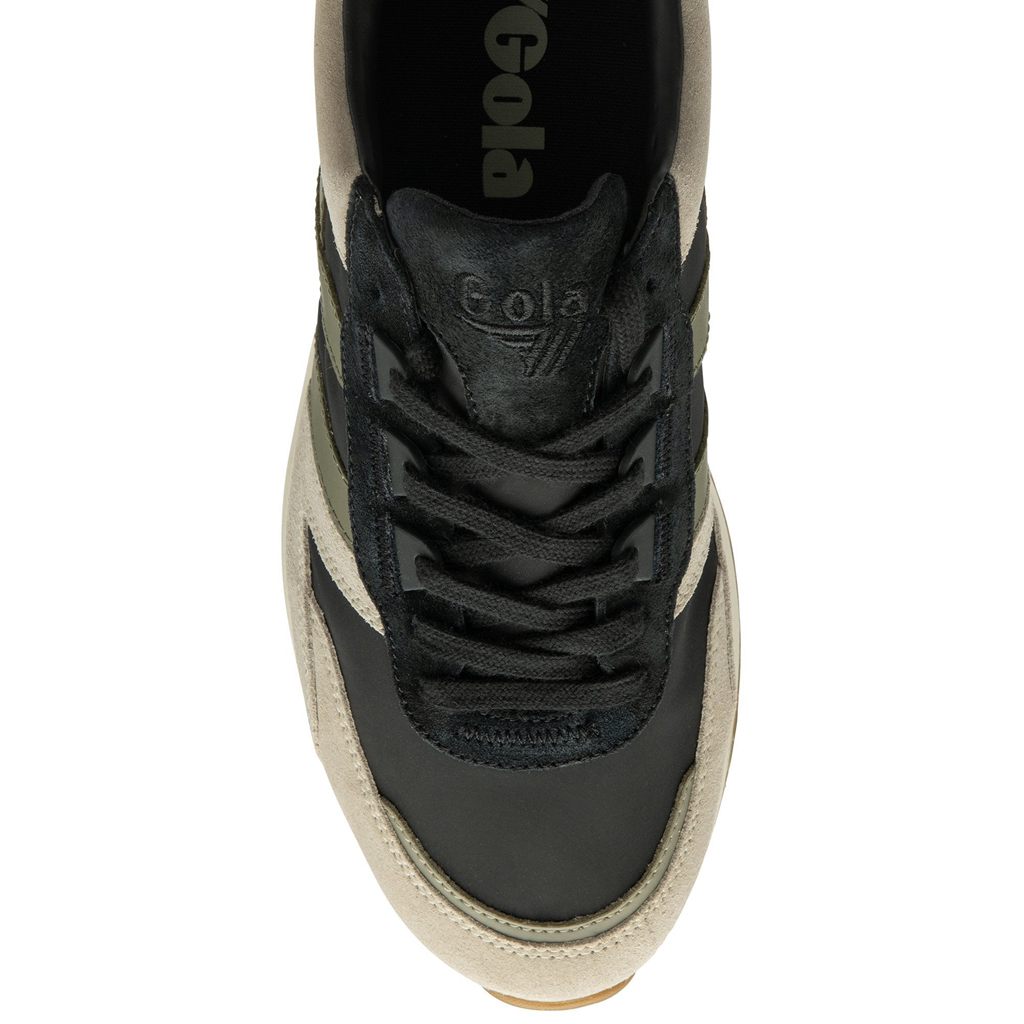 Gola Classics Chicago Sneakers Czarne Szare Khaki Polska | 9124PGJMN