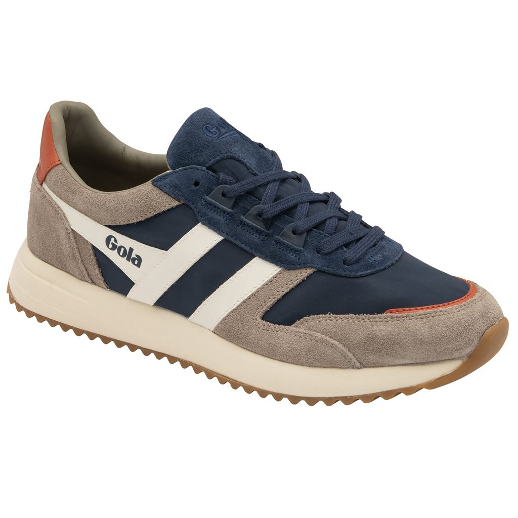 Gola Classics Chicago Sneakers Granatowe Białe Polska | 9163ITGSX