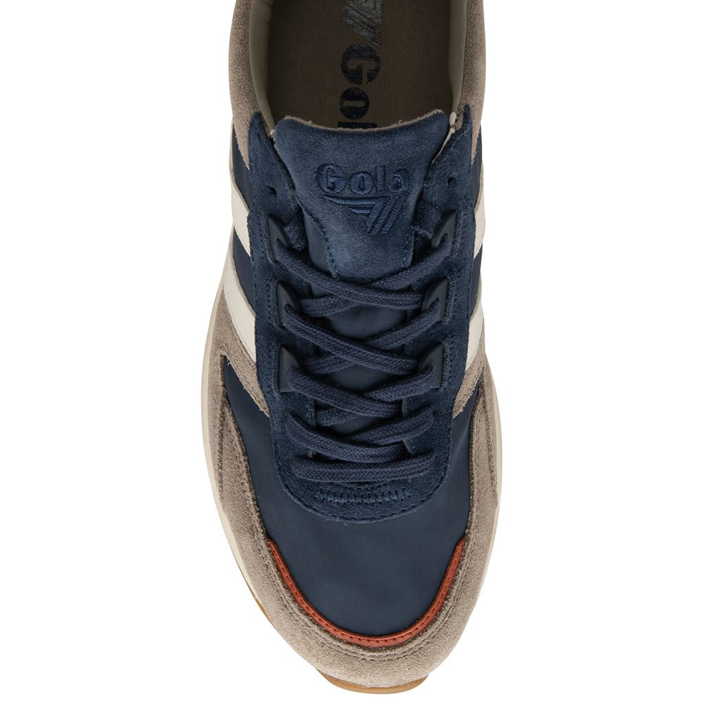 Gola Classics Chicago Sneakers Granatowe Białe Polska | 9163ITGSX