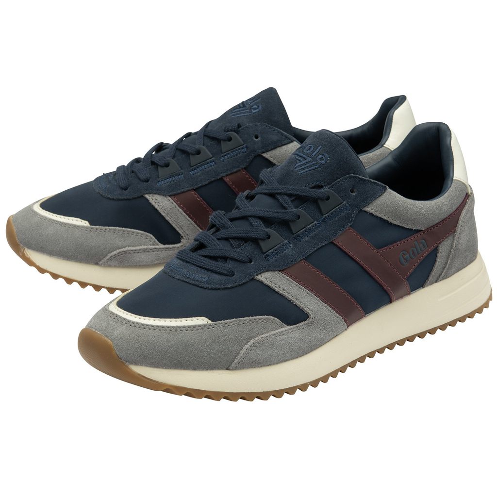 Gola Classics Chicago Sneakers Granatowe Bordowe Polska | 9617SKHAY