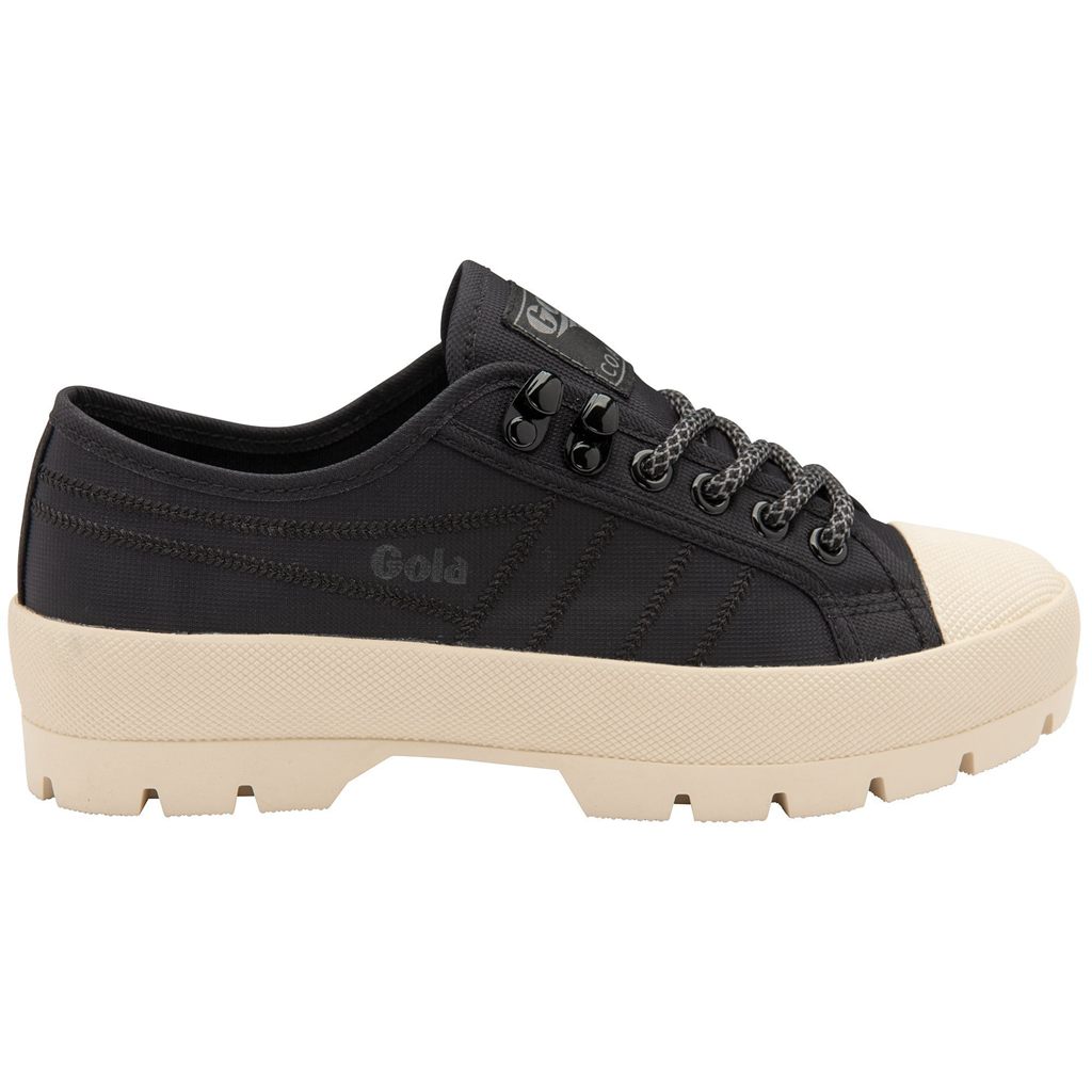Gola Classics Coaster Peak Hiker Sneakers Czarne Białe Polska | 0746FAINT