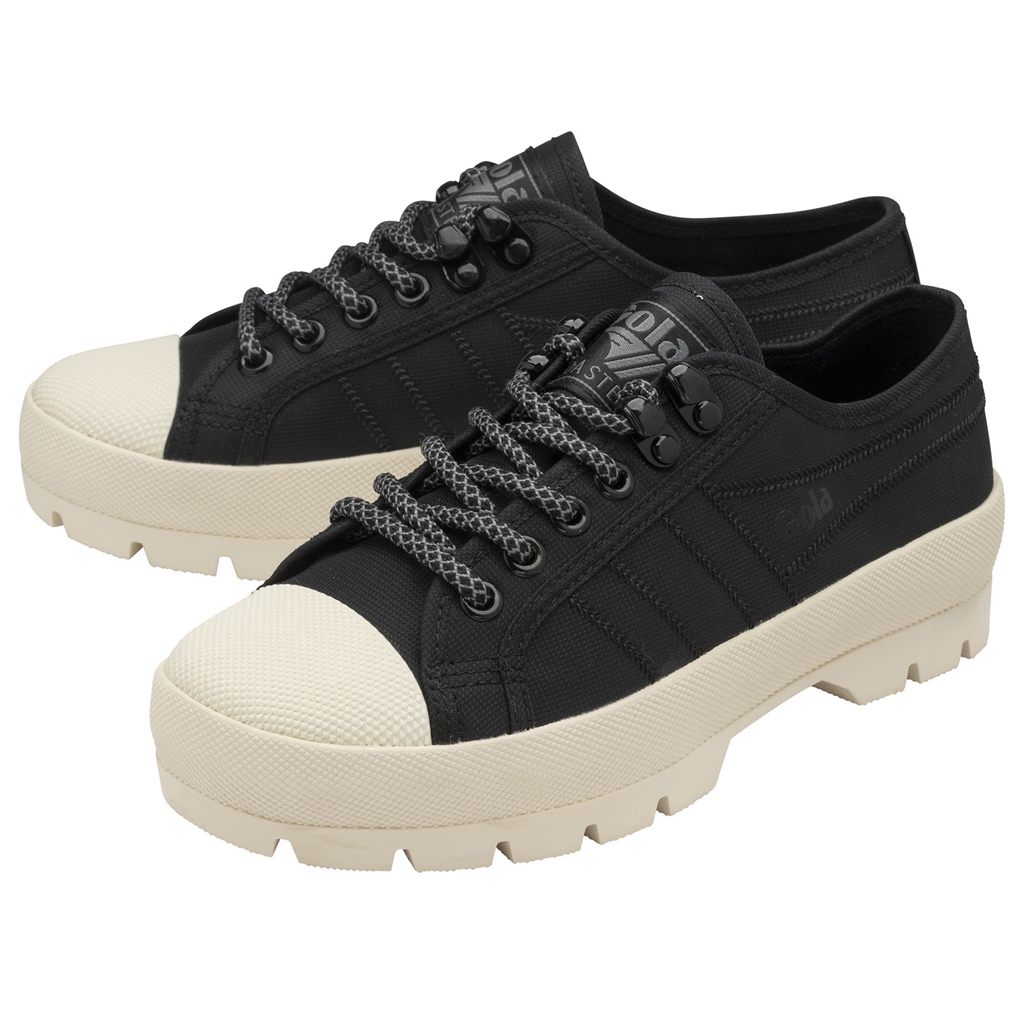 Gola Classics Coaster Peak Hiker Sneakers Czarne Białe Polska | 0746FAINT