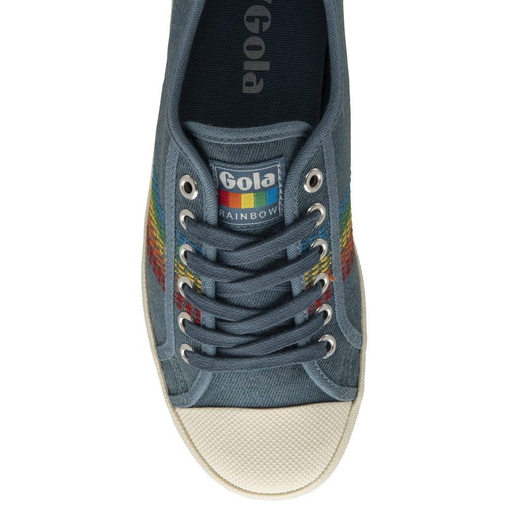 Gola Classics Coaster Rainbow Stitch Shoes Denim Multi Polska | 2649AVRBM