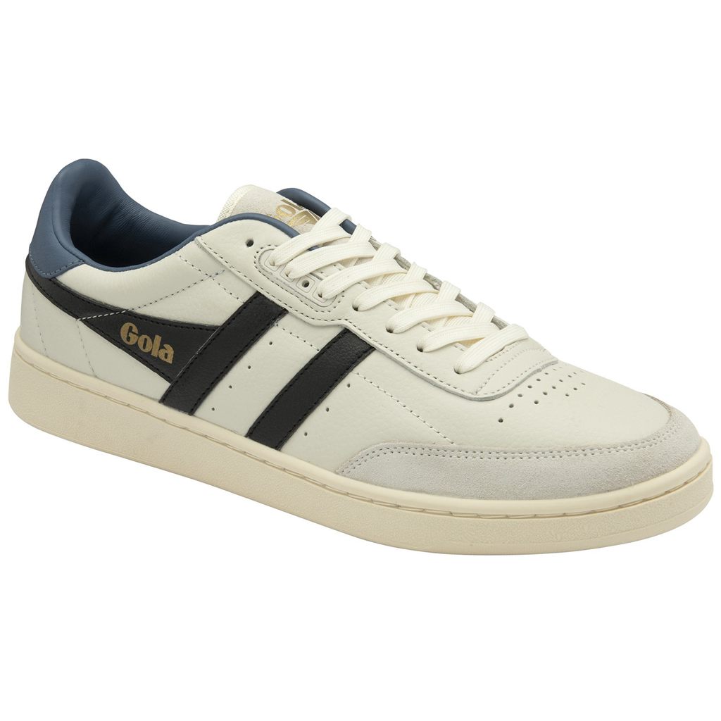 Gola Classics Contact Leather Sneakers Białe Czarne Polska | 9516WDZTV