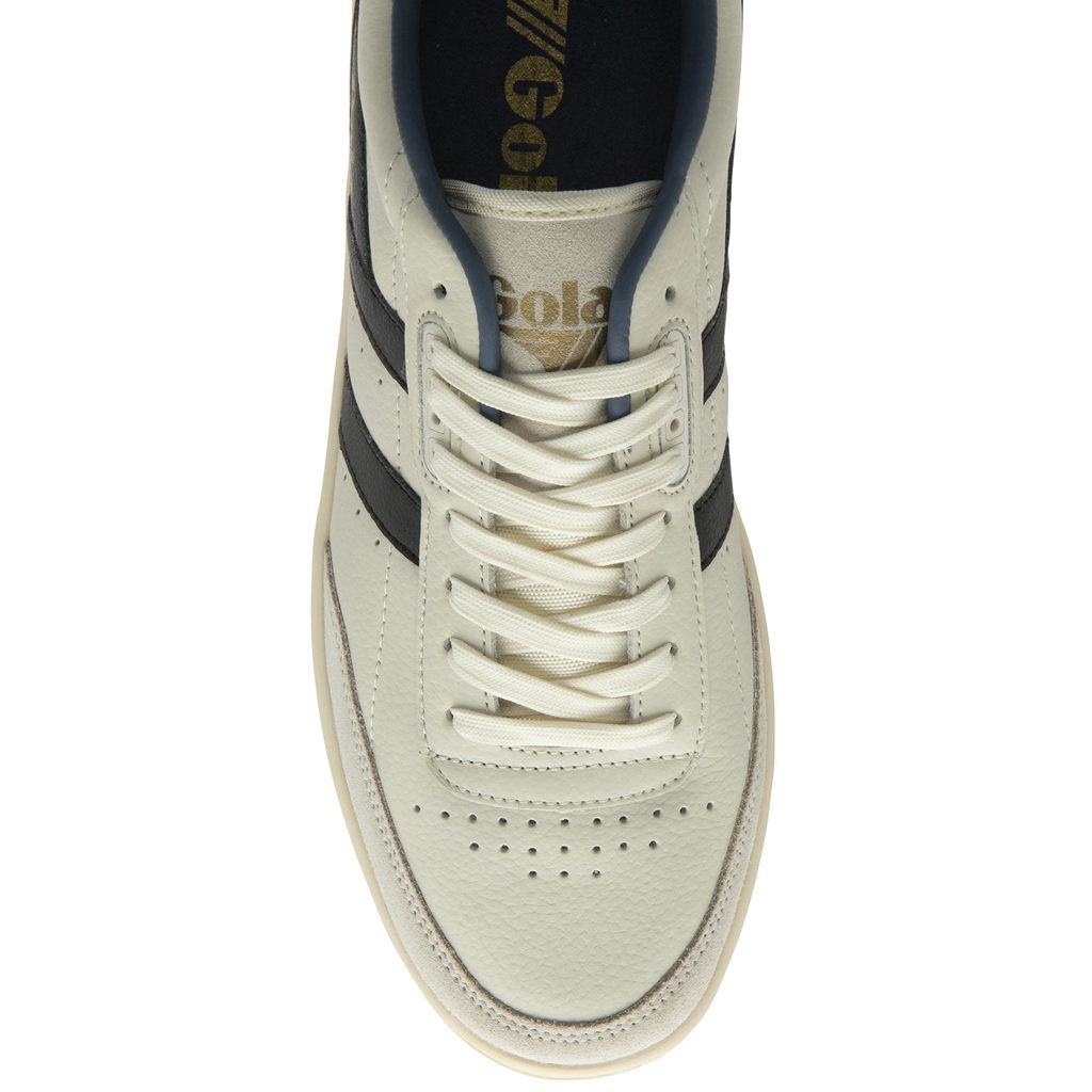 Gola Classics Contact Leather Sneakers Białe Czarne Polska | 9516WDZTV