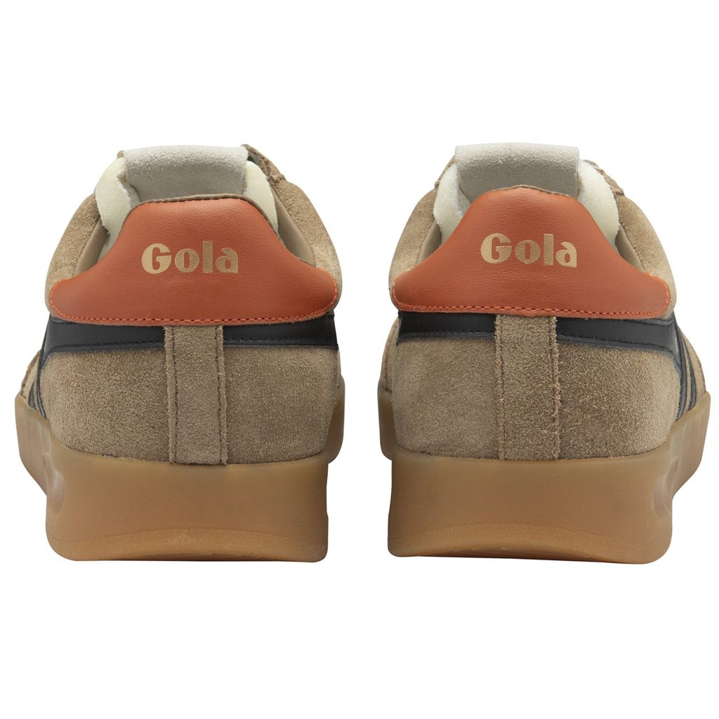 Gola Classics Cyclone Sneakers Czarne Pomarańczowe Polska | 5760XYZGL