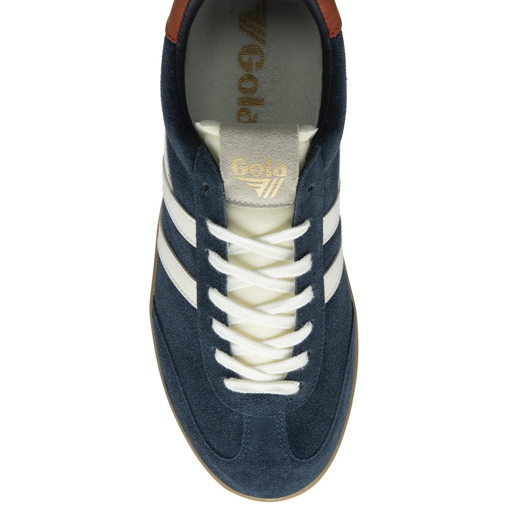Gola Classics Cyclone Sneakers Granatowe Białe Pomarańczowe Polska | 6840XHIJL
