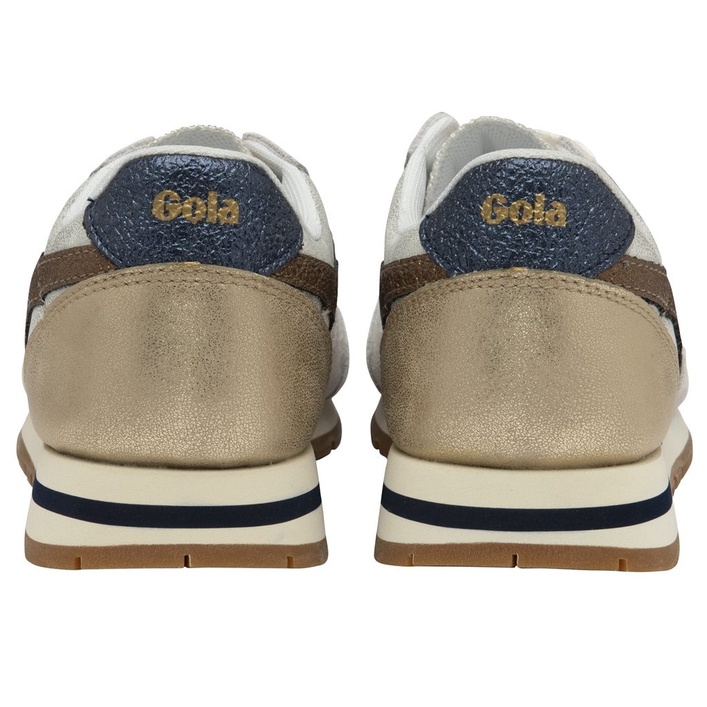 Gola Classics Daytona Blaze Sneakers Białe Miedź Granatowe Polska | 8926GOHYS
