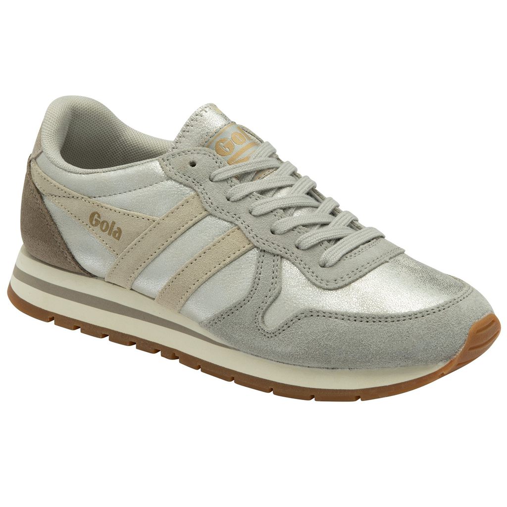 Gola Classics Daytona Blaze Sneakers Srebrne Szare Polska | 0924EQXPA