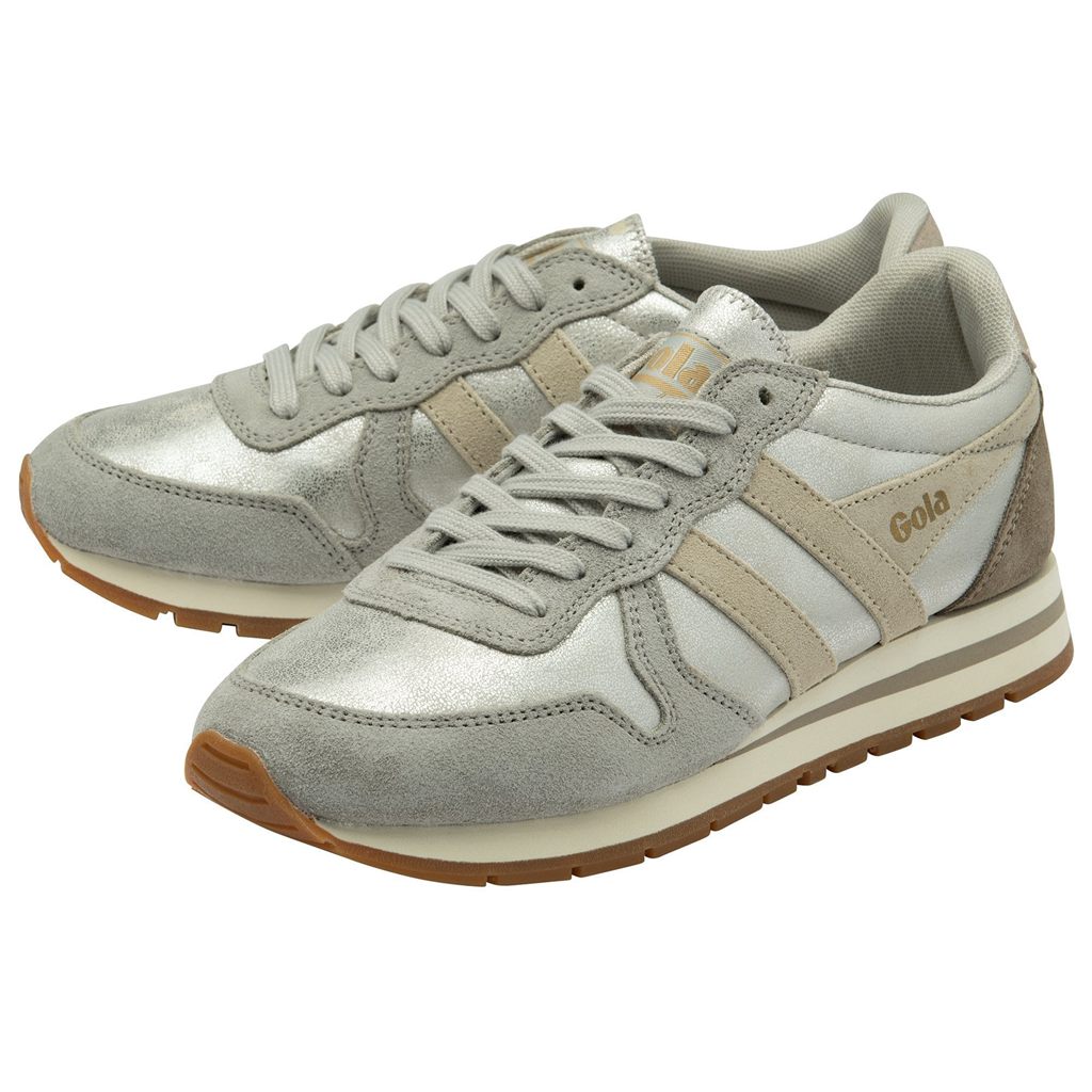 Gola Classics Daytona Blaze Sneakers Srebrne Szare Polska | 0924EQXPA
