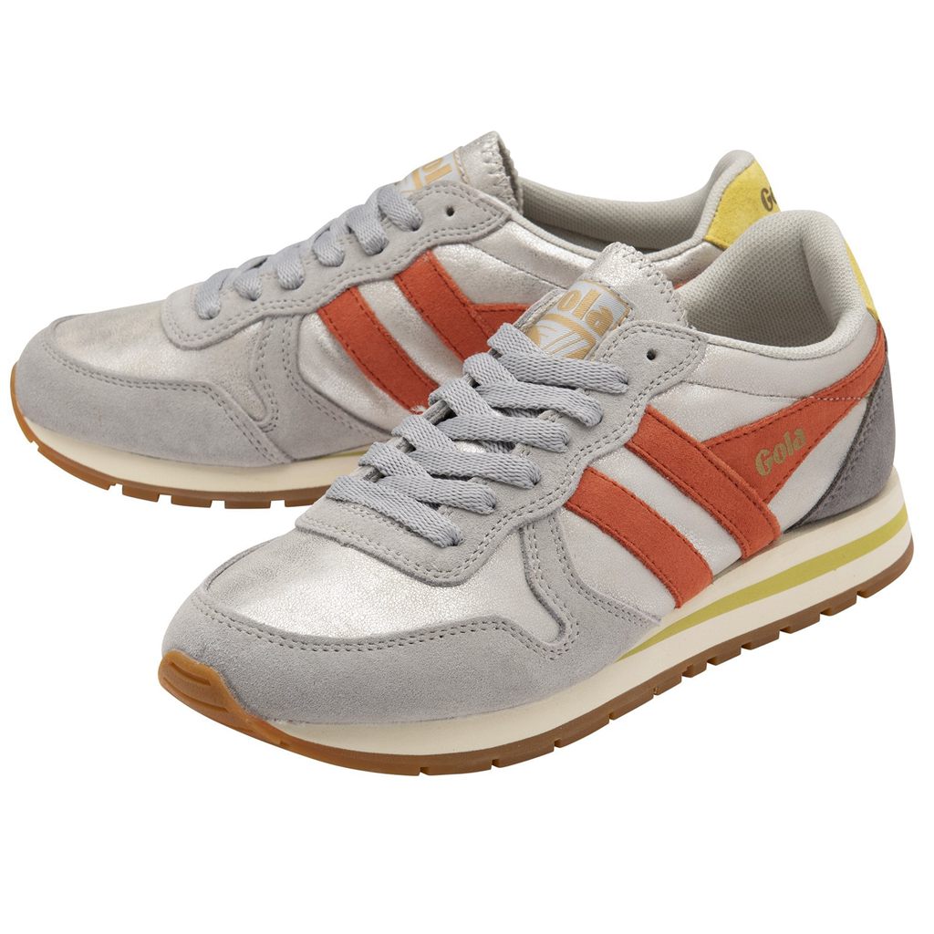 Gola Classics Daytona Blaze Sneakers Srebrne Koralowe Polska | 2834TWHLK