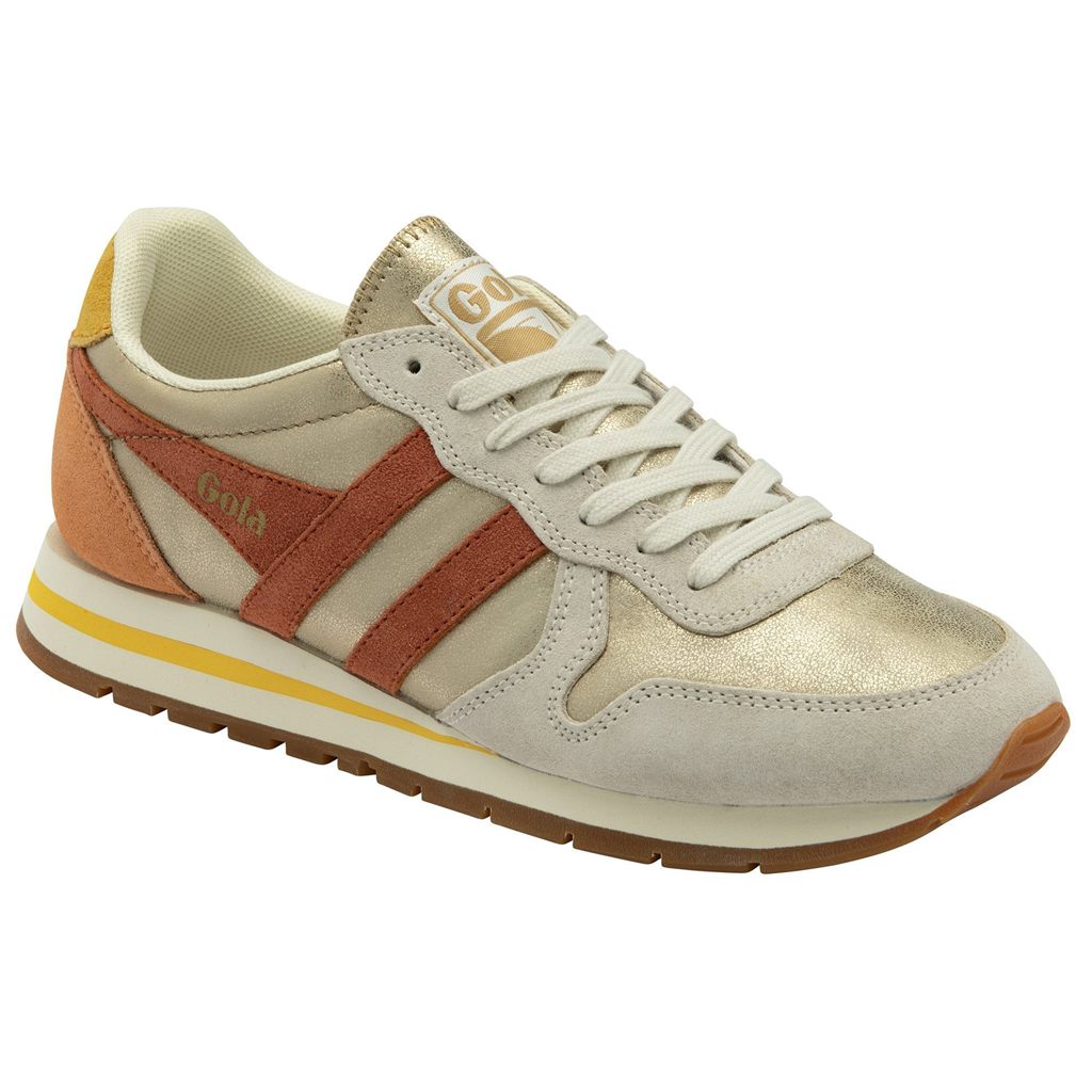 Gola Classics Daytona Blaze Sneakers Złote Pomarańczowe Polska | 2531MYQVH