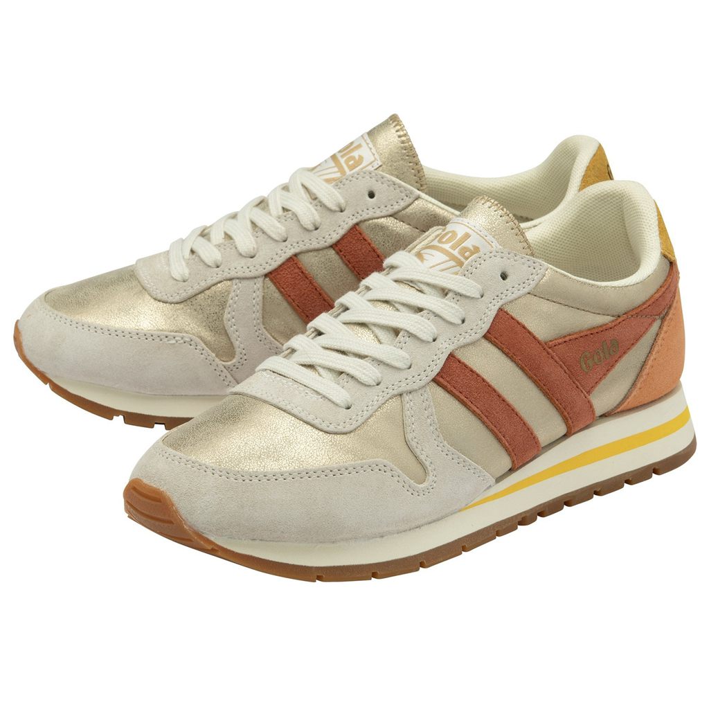 Gola Classics Daytona Blaze Sneakers Złote Pomarańczowe Polska | 2531MYQVH