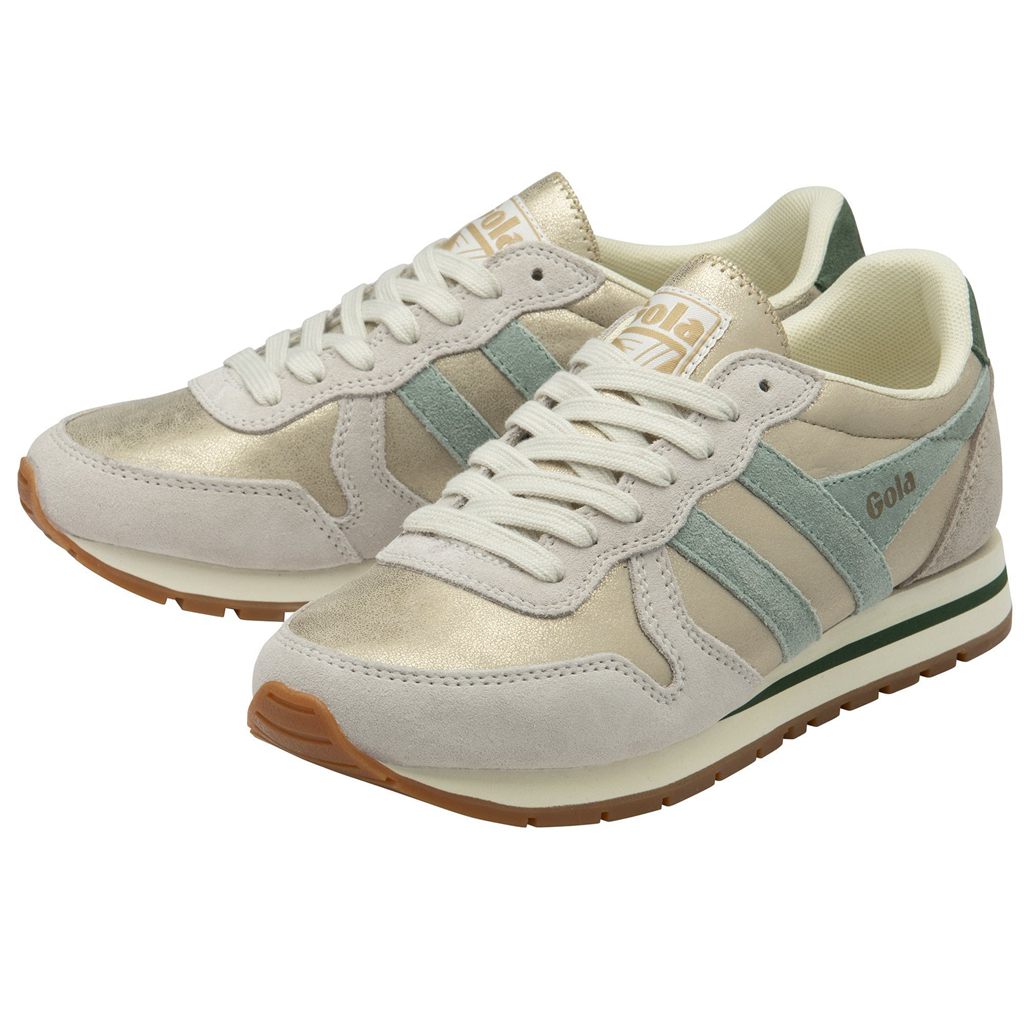 Gola Classics Daytona Blaze Sneakers Złote Zielone Polska | 5063TJBVL