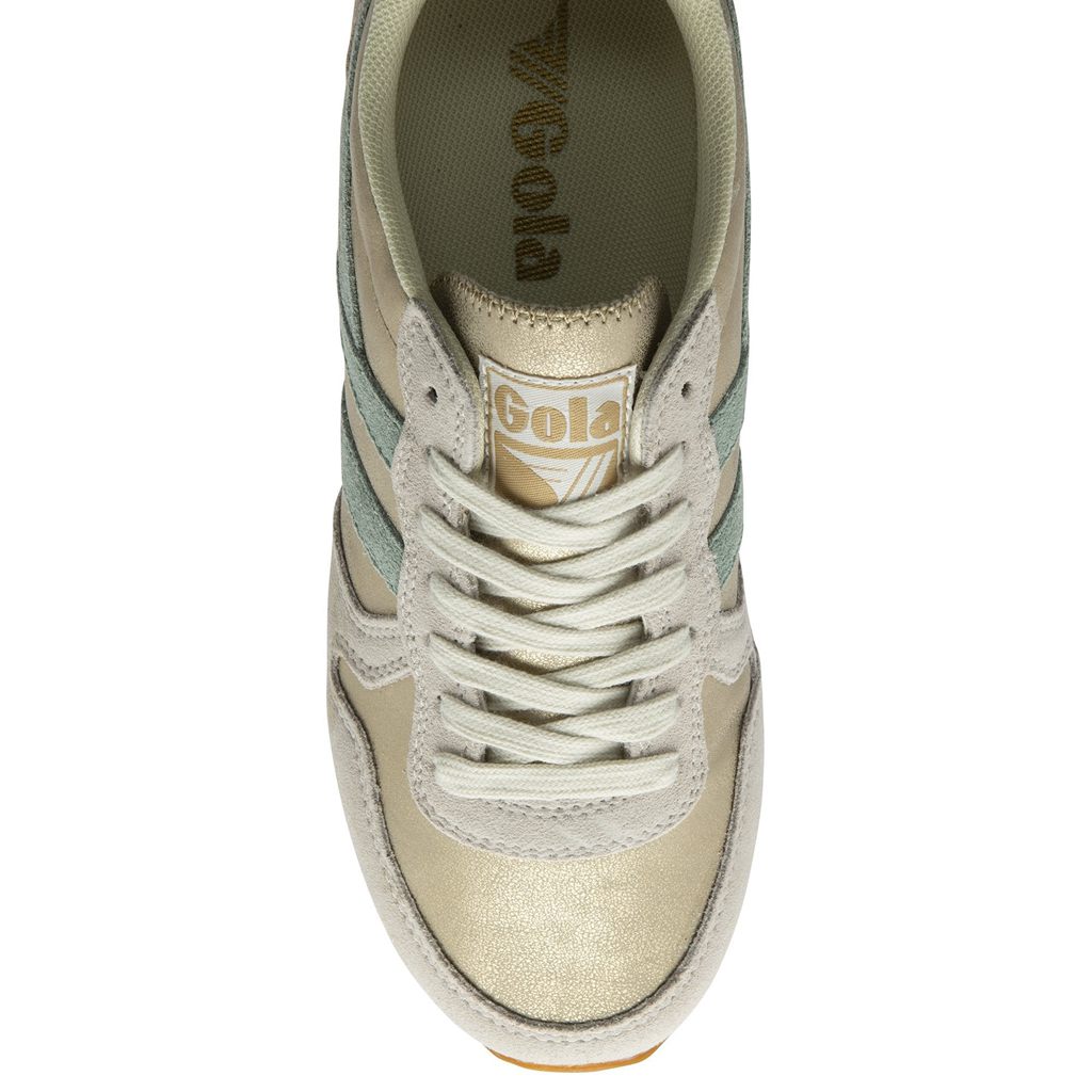 Gola Classics Daytona Blaze Sneakers Złote Zielone Polska | 5063TJBVL
