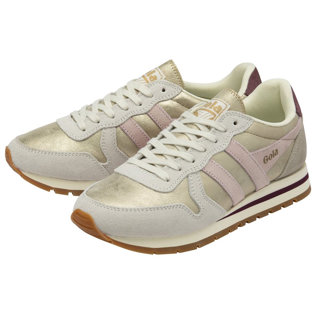 Gola Classics Daytona Blaze Sneakers Złote Różowe Polska | 9465OICUN